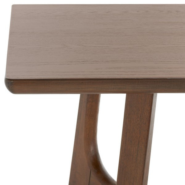 Safavieh Couture Adelee Wood Rectangle Dining Table Medium Oak