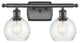 Innovations 516-2W-OB-G124-6 2 Light Bath Vanity Light, Oil Rubbed Bronze