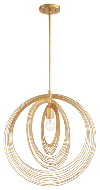 Doral 1 Light Renaissance Gold Pendant