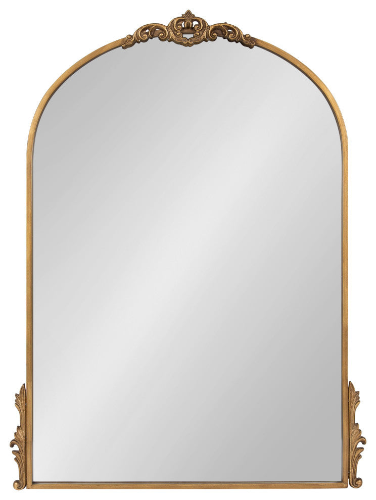 Myrcelle Decorative Framed Wall Mirror, Gold 25x33