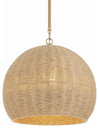 Crystorama Lighting Group JAC-10503 Jace 3 Light 20"W Pendant - Soft Gold