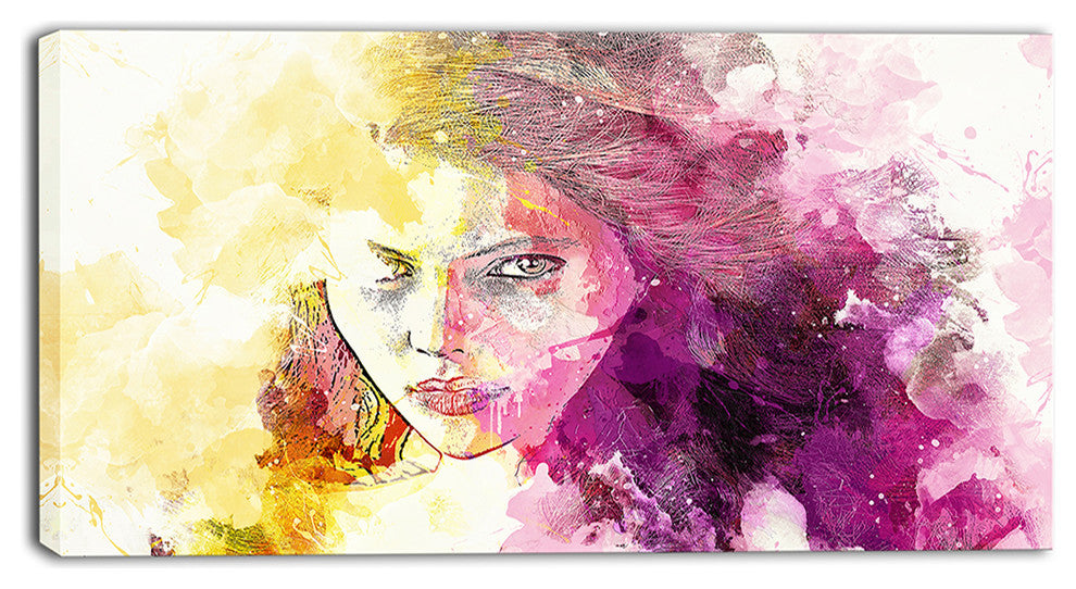 "Stare" Canvas Painting