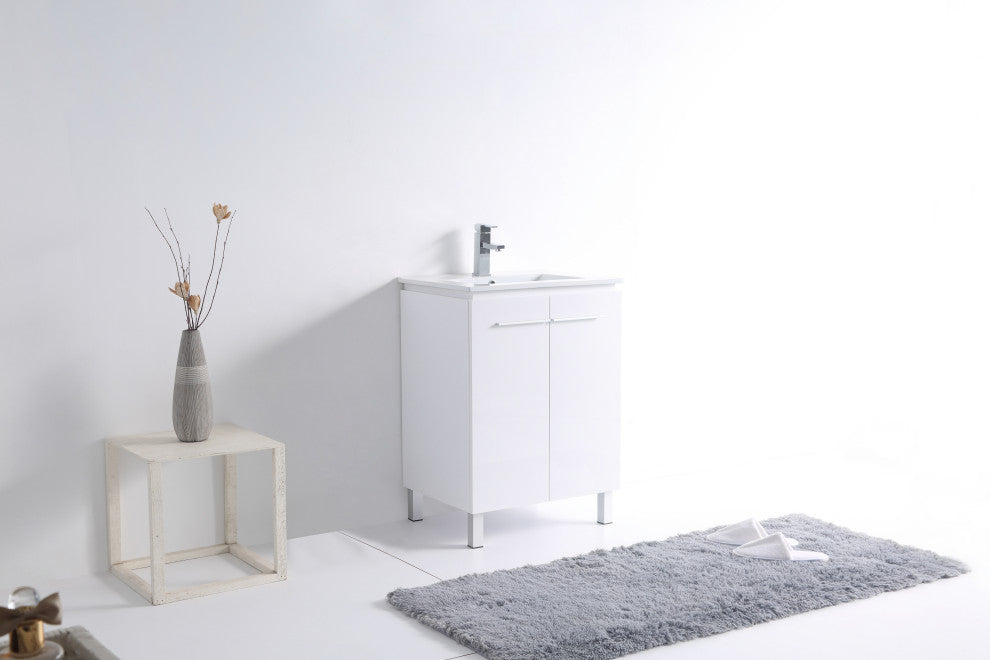 Greenpoint Vanity, 24", White