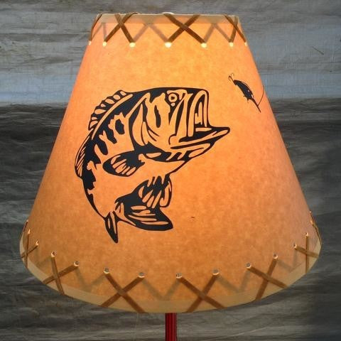 12" Diameter Bass with Lure Shade