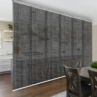 Lizbeth 6-Panel Track Extendable Vertical Blinds 98-130"W