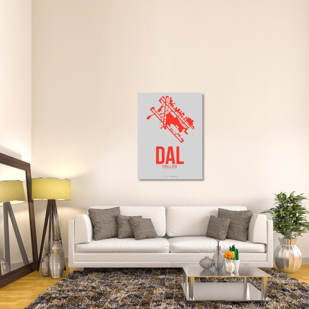 "DAL Dallas Poster 1" Fine Art Print