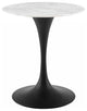 Lippa 28" Round Artificial Marble Dining Table