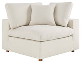 Commix Down Filled Overstuffed 7-Piece Sectional Sofa, Light Beige