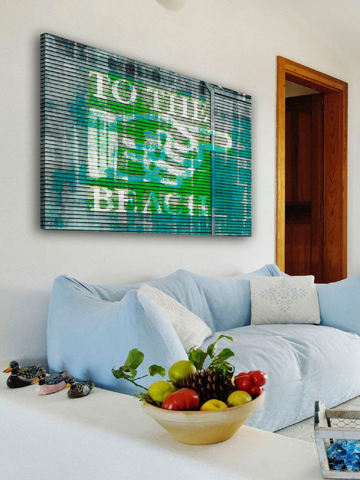 "To the Beach" Fine Art Canvas Print, 24"x16"