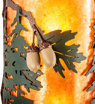 6 Wide Boulders Personalized Wall Sconce