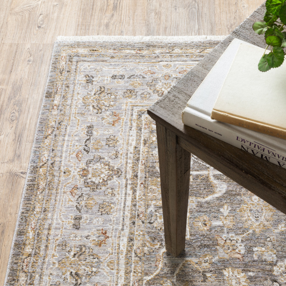 Maharaja 040M1 Beige/Grey 2' x 3' Rug