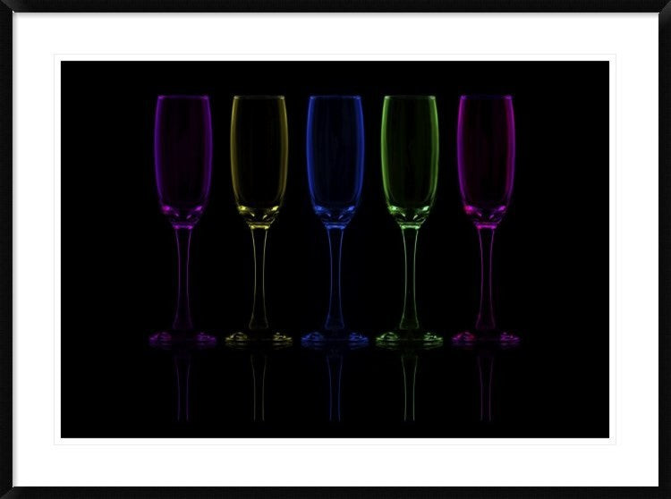 "Flutes" Framed Digital Print by Howard Ashton-Jones, 44x32"