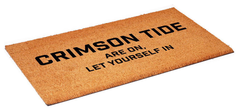 Calloway Mills Crimson Tide are on, Let yourself, Doormat