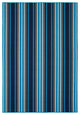 Voavah Blue 2' x 3' Rectangle Throw Rug