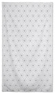 Dark Gray Star Flower 58 x 102 Outdoor Tablecloth