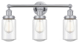 Dover 3-Light 24.5" Bath Vanity-Light Polished Chrome
