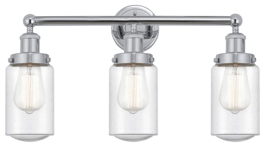 Dover 3-Light 24.5" Bath Vanity-Light Polished Chrome