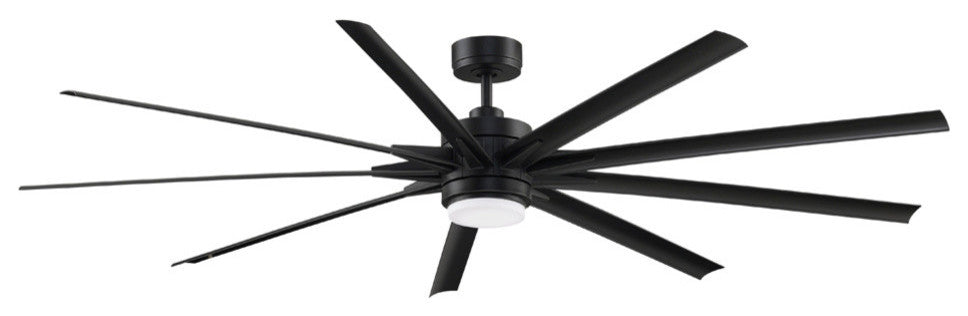 Odyn, 84", Black With Black Blades and LED Light Kit