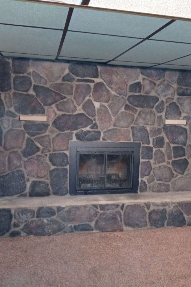 Field Stone, Midnight, 50 Sq. Ft. Flats