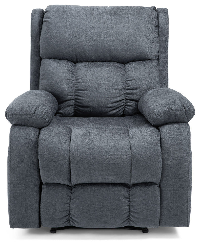 Lexie Contemporary Pillow Tufted Massage Recliner