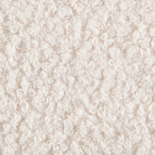 Genesis Upholstered Bed, Cream, Teddy Fabric, King
