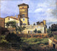 Johan Christian Claussen Dahl A Scene of the Villa Malta Gallery Wrapped Canvas