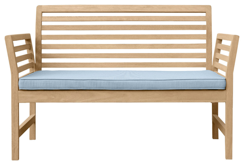 Yuri 4 Piece Eucalyptus Outdoor Patio Seating Set, Blue
