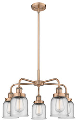 Innovations Edison 5 23" Chandelier Antique Copper