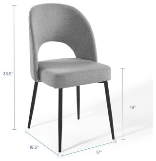 Modway Rouse Dining side chair Upholstered Fabric Set of 2