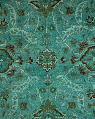 Fine Vibrance, One-of-a-Kind Hand-Knotted Area Rug Blue, 3'2"x5'4"