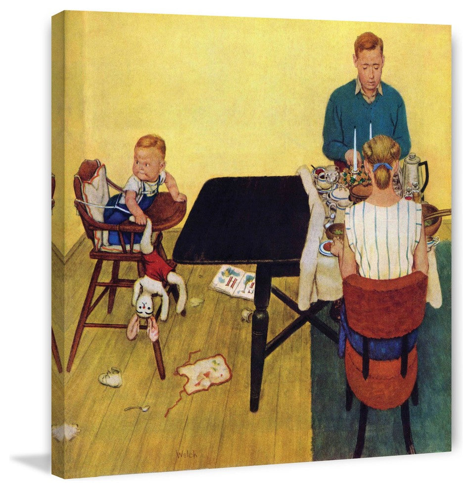 "Dinner for Two" Painting Print on Canvas by Jack Welch