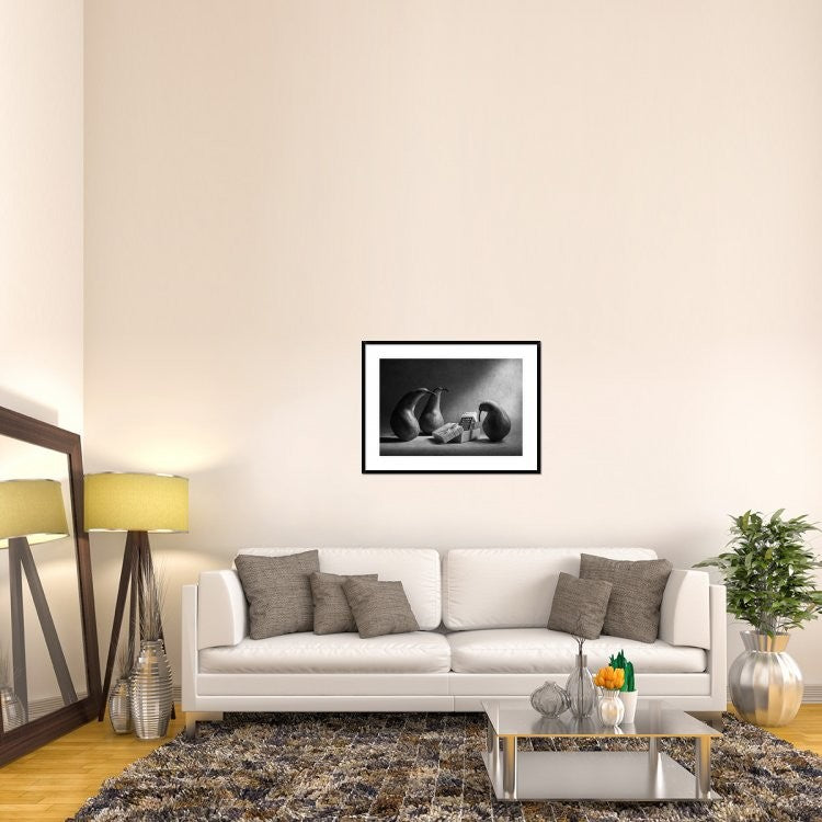 "DonT You Like Our Present?!" Framed Digital Print by Victoria Ivanova, 38"x28"