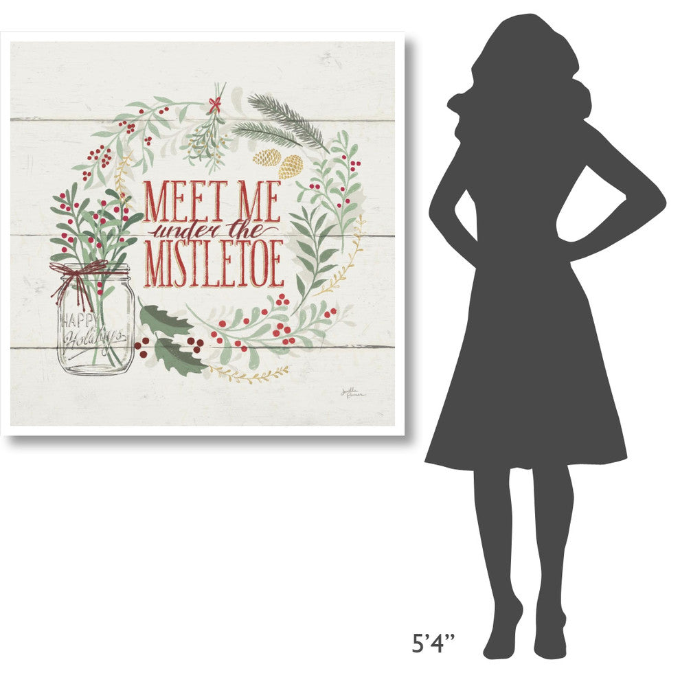 "Seasons Greetings V" Digital Paper Print by Janelle Penner, 42"x42"