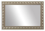 Hillsborough Framed Wall Mirror, Nickel, 36"x48"