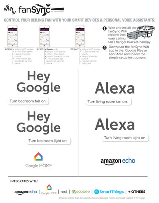 Fanimation FPD8560 Kute 60" 3 Blade Indoor / Outdoor Smart - Matte White