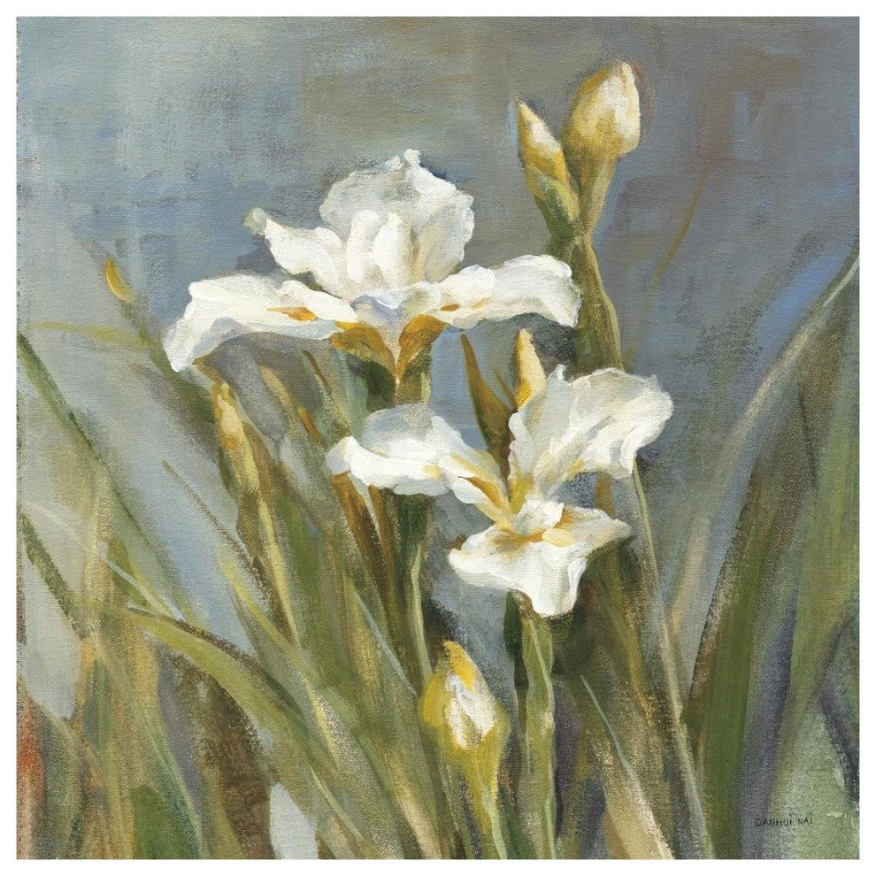"Spring Iris II" Digital Paper Print by Danhui Nai, 38"x38"
