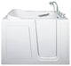 Ella's Bubbles Short Walk-In Soaking Bathtub, White With Right Drain/Door