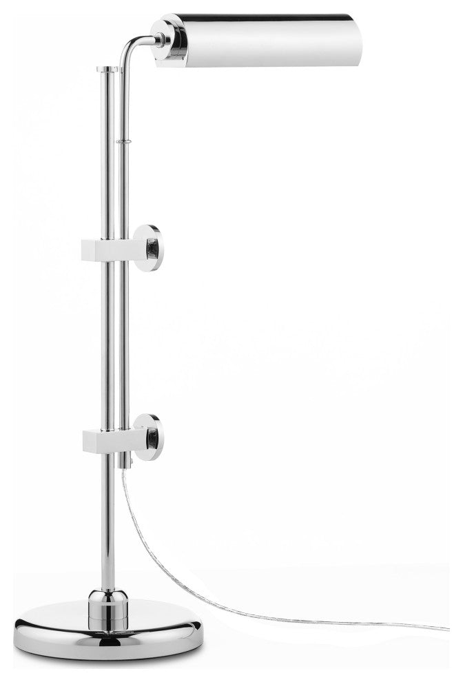 Satire Nickel Table Lamp