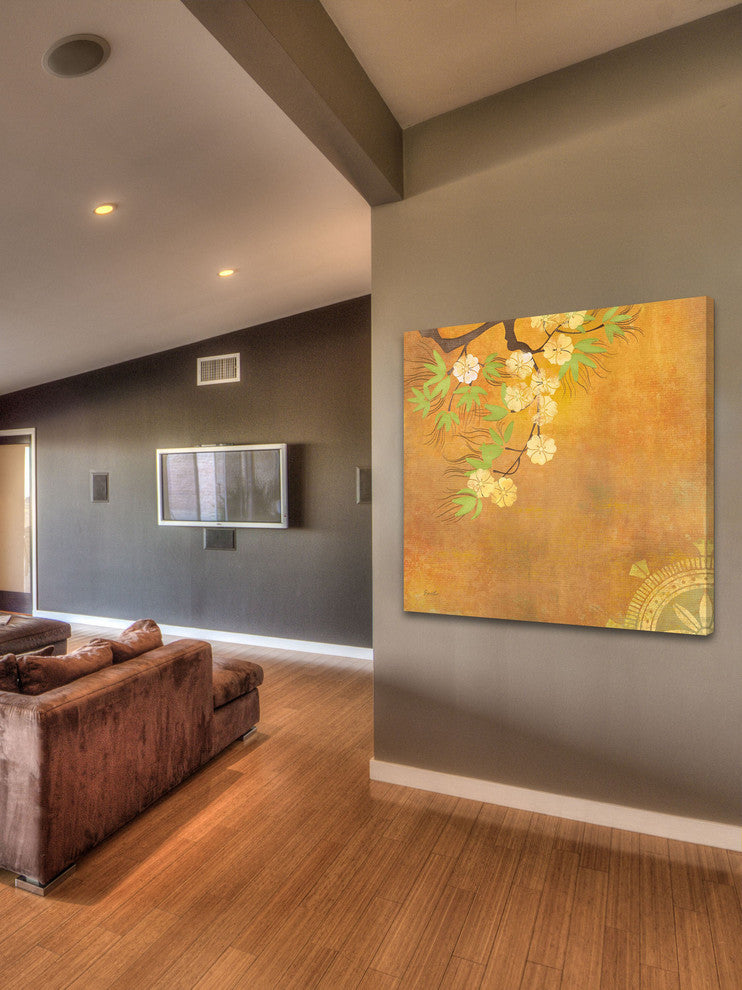 "Zen Chakra III" Painting Print on Canvas by Evelia