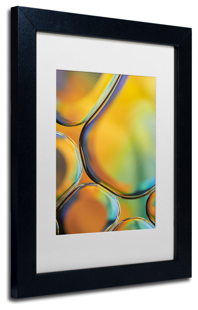 Cora Niele ''Orange Drops'' Matted Framed Art