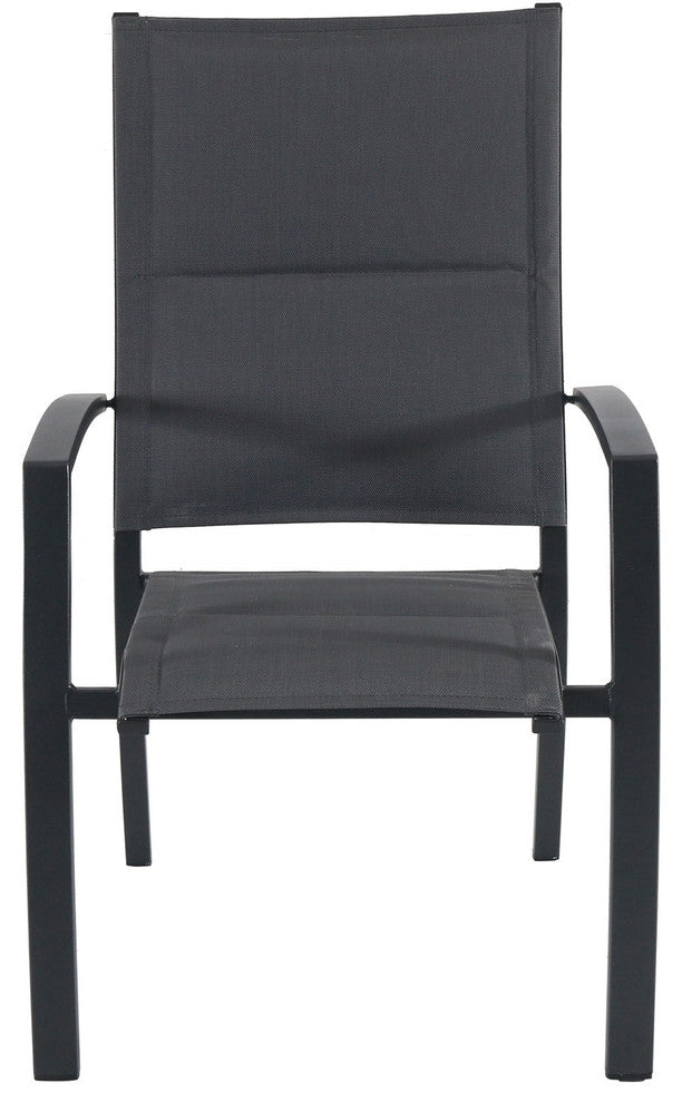 Naples 11-Piece Outdoor Dining Set With Padded Chairs, Gray and 40"x118" Table