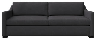 Nativa Interiors Ashley 95" Sofa, Charcoal, Depth: Classic