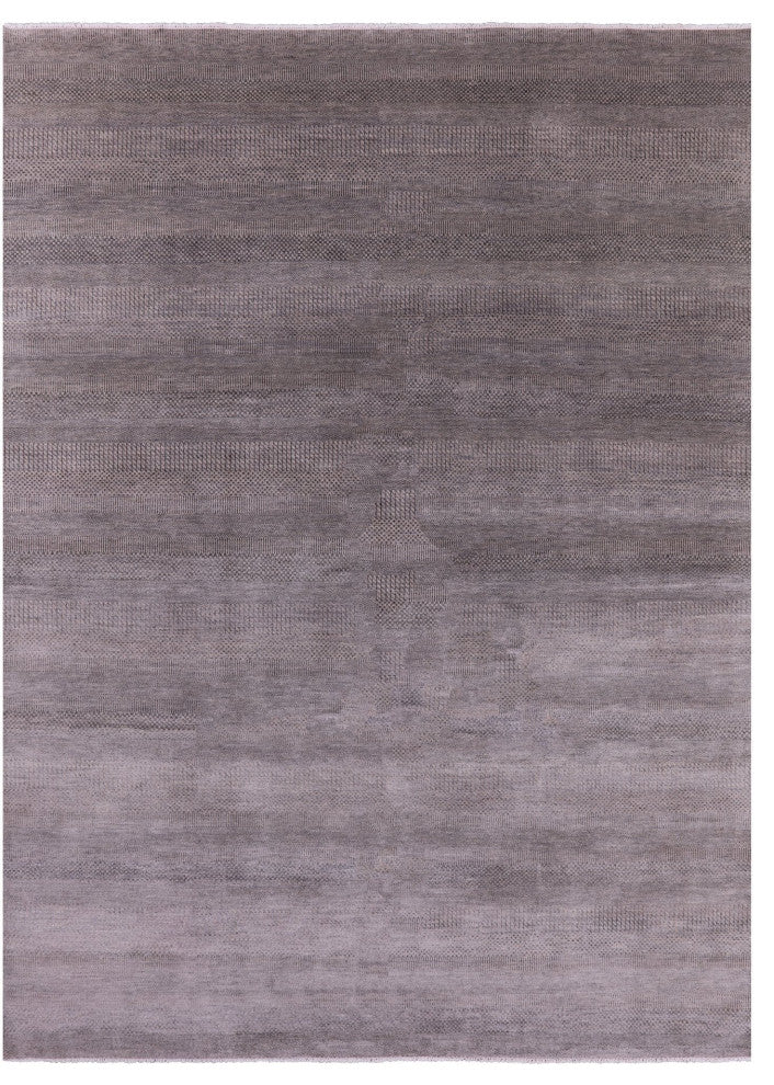 9' 0" X 12' 3" Gabbeh Savannah Grass Handmade Wool and Silk Rug Q6731