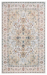 Safavieh Arizona Machine-Washable Collection ARZ126 Rug, Light Green/Beige, 3'x5'