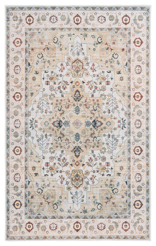 Safavieh Arizona Machine-Washable Collection ARZ126 Rug, Light Green/Beige, 3'x5'
