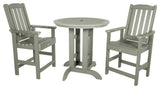 Lehigh 3-Piece Round Counter-Height Dining Set, Eucalyptus