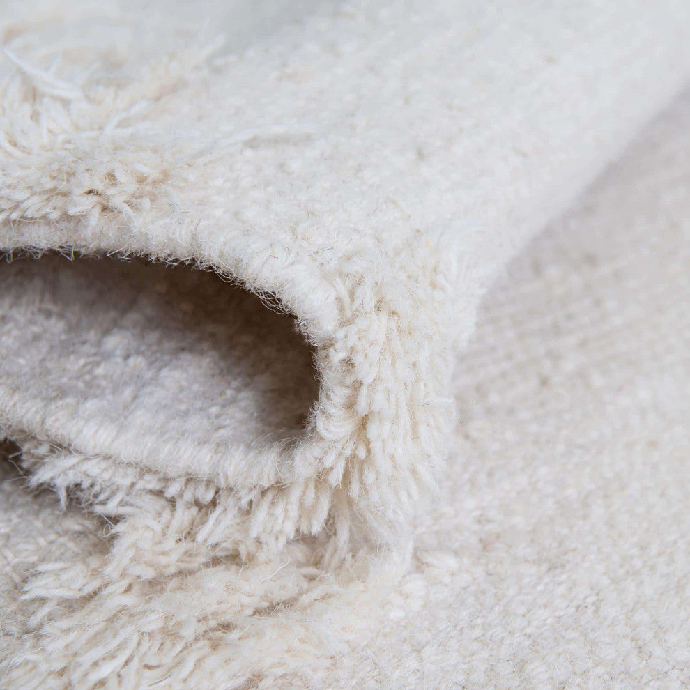 Unique Loom Ivory Mesa Area Rug, Ivory, 4'x6', Rectangular