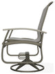 Belle Isle Sling Outdoor Swivel Rocker, Harbor/Storm