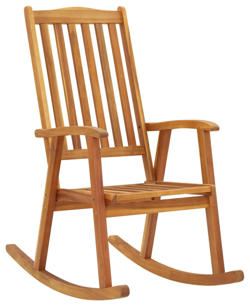 vidaXL Rocking Chair Solid Acacia Wood