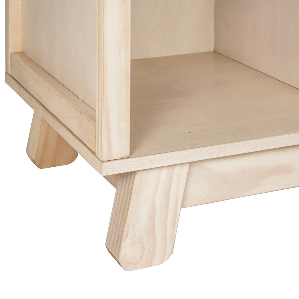Hudson Cubby Bookcase, Washed Natural